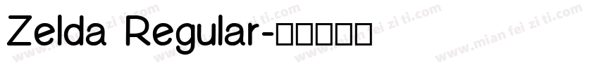 Zelda Regular字体转换